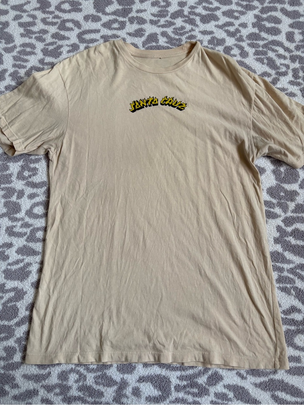 mens santa cruz simple tee